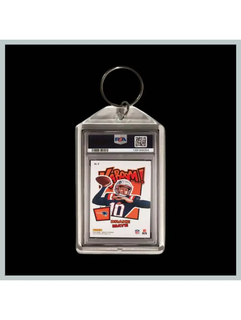 3708 Drake Maye 2025 Absolute Kaboom Custom Hand Made Keychain Great Gift